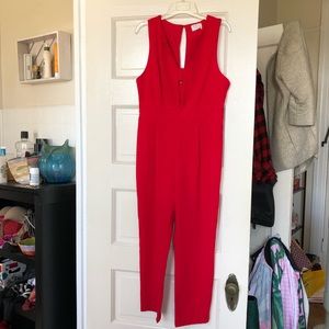 Red Jumpsuit w/ cutout